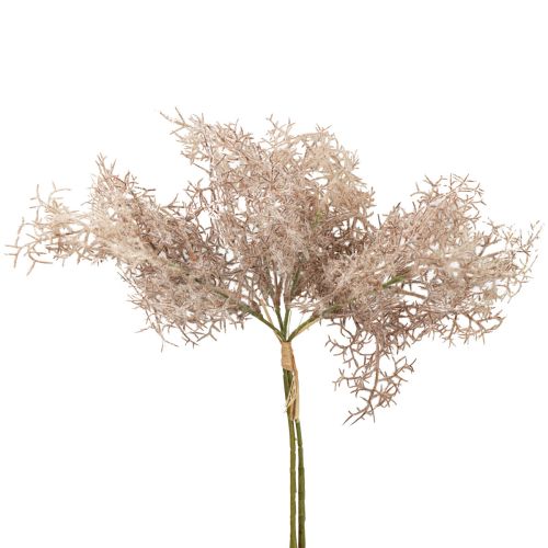 Produkt Ozdoba ze sztucznych kwiatów, gałązka koralowca, gałązki ozdobne biało-brązowe 40cm 4szt