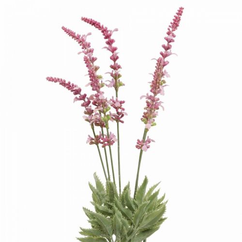 Floristik24 Kwiaty sztuczne, dekoracja lawendowa, pęczek lawendy fioletowej 45cm 3 sztuki