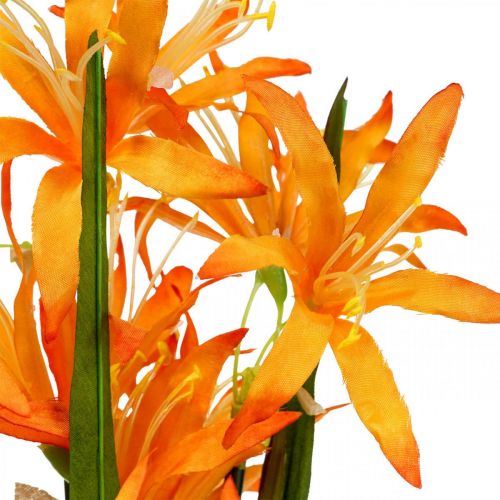 Produkt Sztuczne kwiaty Nerine Orange Guernsey Lilie Jesienne Kwiaty 48cm