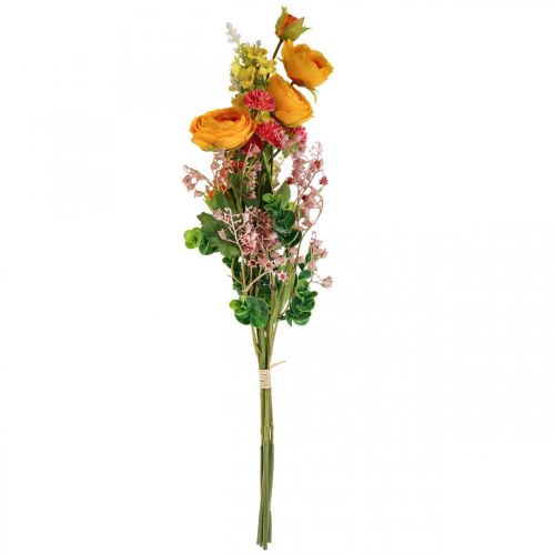 Floristik24 Bukiet sztuczny Sztuczne róże Kwiaty polne 59cm