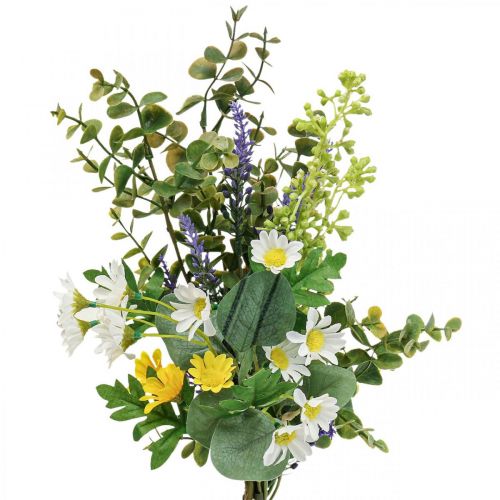 Produkt Bukiet sztuczny z dekoracją ze sztucznych kwiatów eukaliptusa 48cm