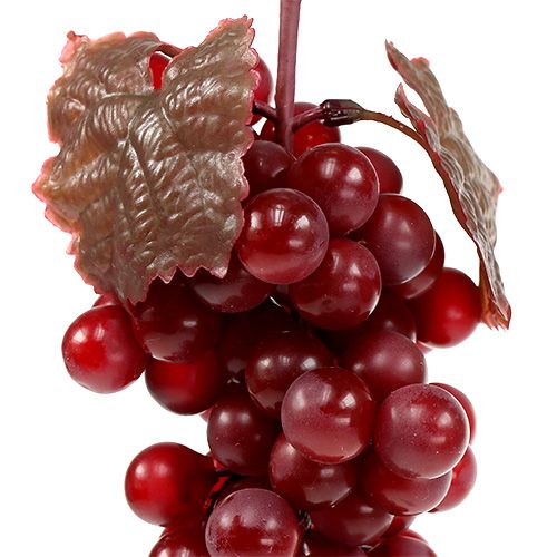 Floristik24 Sztuczne owoce winogrona czerwone 22cm
