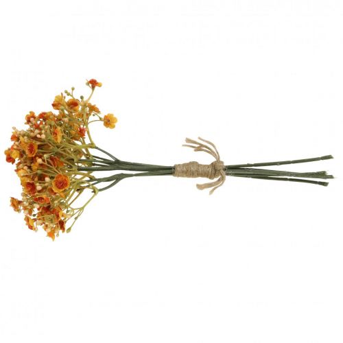 Produkt Gypsophila kwiaty sztuczne ziele gipsowe pomarańcza L30cm 6 sztuk w pęczku