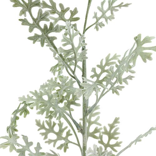 Produkt Rośliny sztuczne srebrny liść biało-zielony 40cm 6szt.