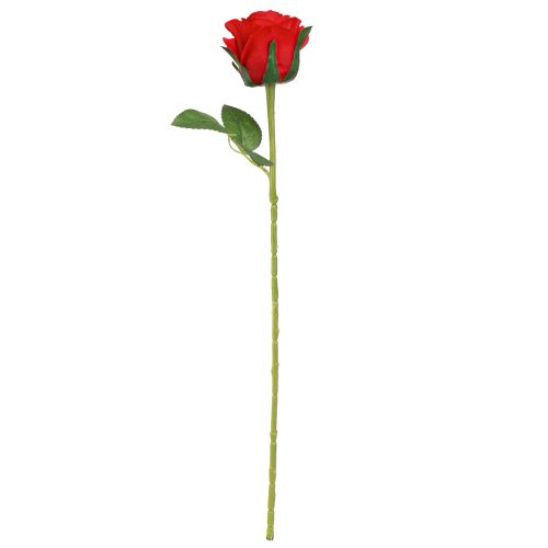 Produkt Sztuczne Róże Czerwone Róże Dekoracja Kwiatowa Ø6cm H6cm L50cm 4 szt