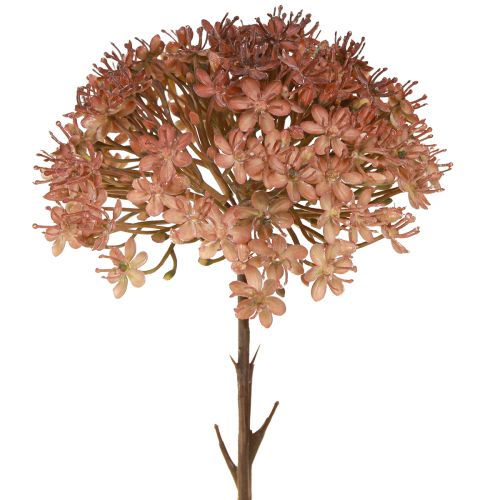 Sztuczna gałązka jesienna ozdoba kwiatowa gałązka brązowo-czerwona 45cm 2 sztuki