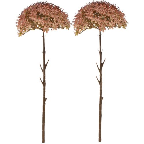Produkt Sztuczna gałązka jesienna ozdoba kwiatowa gałązka brązowo-czerwona 45cm 2 sztuki