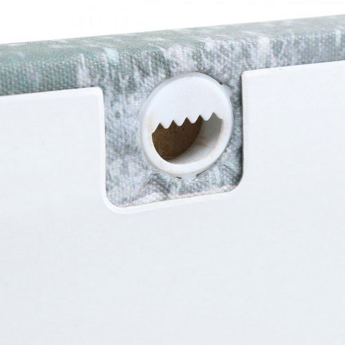 Produkt Obraz LED Świąteczny pejzaż zimowy z ławką w parku Fototapeta LED 58x38cm