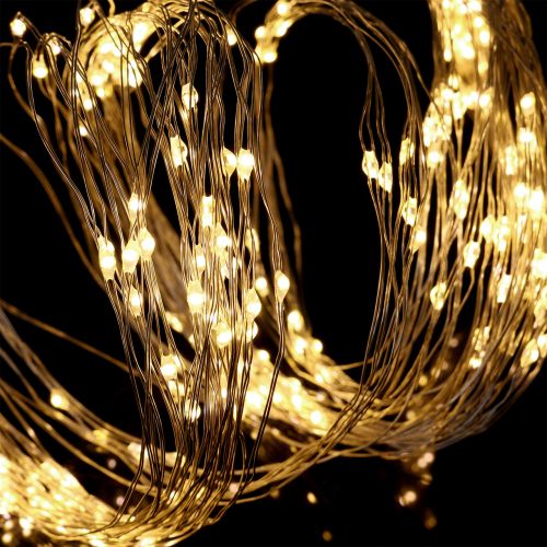 Wiązka światła LED do wewnątrz i na zewnątrz 640 1,9 m srebrny/ciepła biel