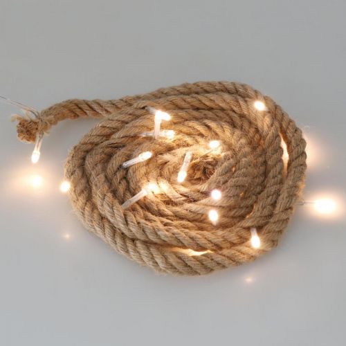 Floristik24 Łańcuch świetlny LED do girlandy LED do wnętrz 190cm 20L ciepła biel