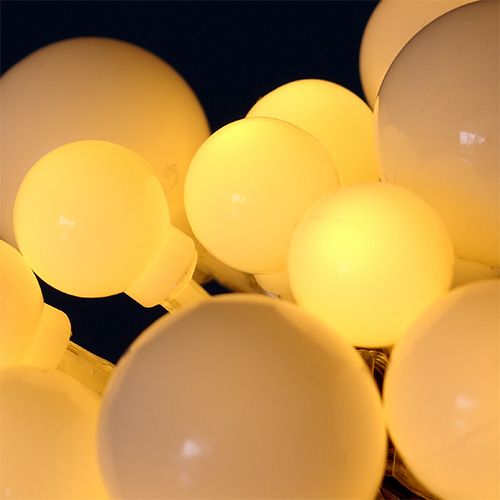 Produkt Łańcuch świetlny kulkowy LED 40s 3m ciepły biały