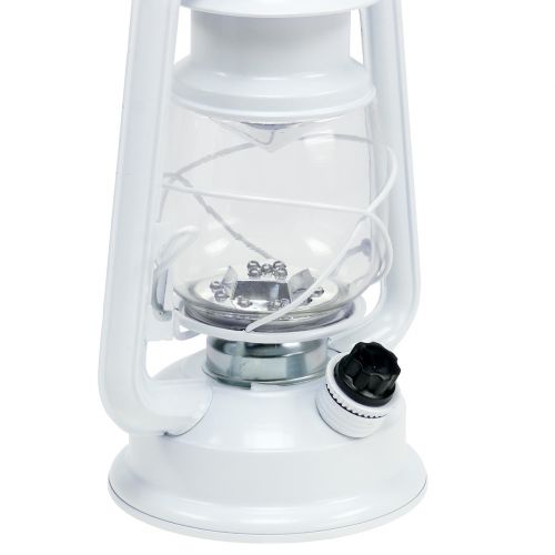Floristik24 Latarnia LED z możliwością przyciemniania, ciepła biel 24,5 cm, z 15 lampami