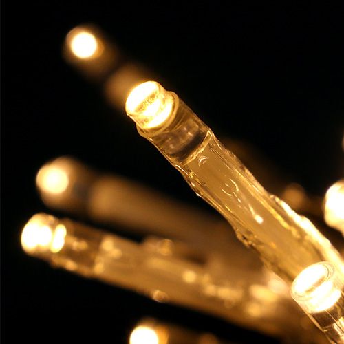 Floristik24 Łańcuch świetlny LED 10er 1,3m ciepły biały, zasilany bateriami