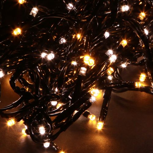 Produkt Zewnętrzny zegar świetlny LED z łańcuszkiem świetlnym 144 LED 130 cm