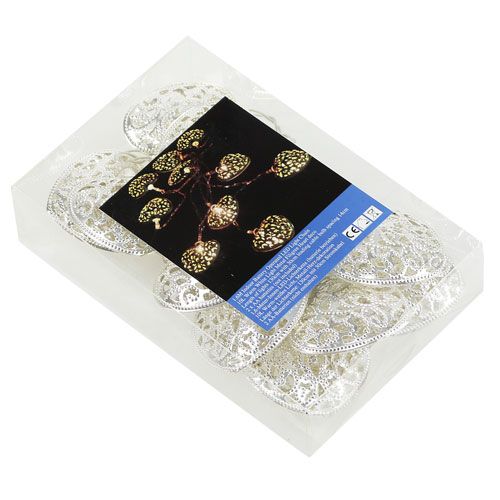 Floristik24 Łańcuch świetlny LED w kształcie serca ciepły/biały 160cm