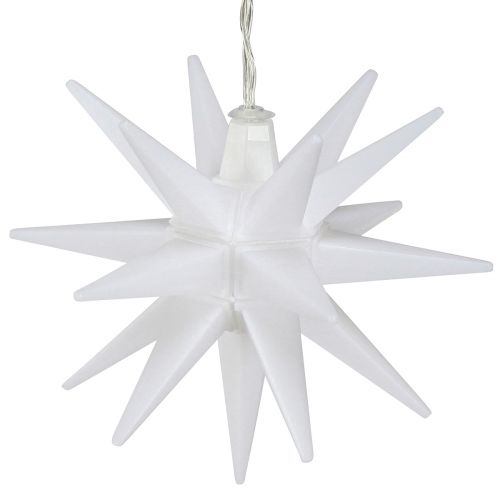 Gwiazda LED na zewnątrz, biała gwiazda światła, bateria Ø12cm W66cm