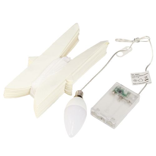 Produkt Gwiazda LED składana gwiazda papierowa biała ciepła biała Ø40cm