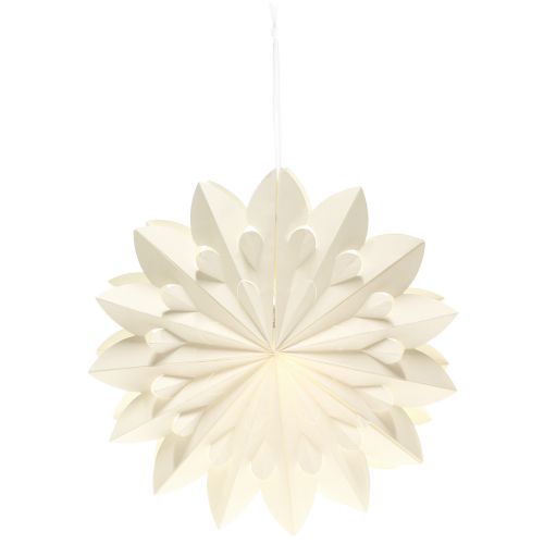 Produkt Gwiazda LED składana gwiazda papierowa biała ciepła biała Ø40cm