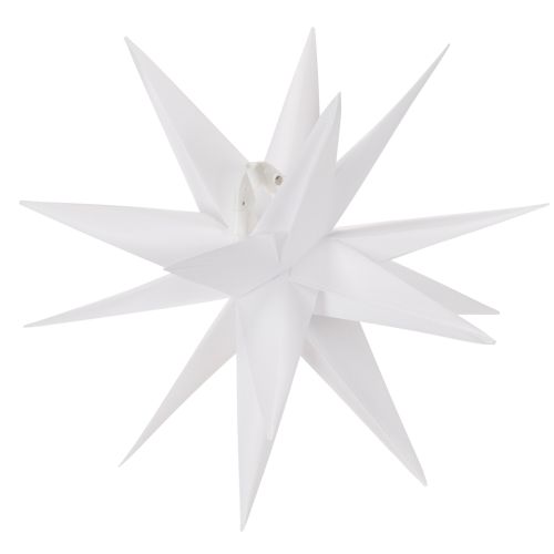Dekoracyjna gwiazda LED, ciepła biel, zewnętrzna, z timerem, 40 cm