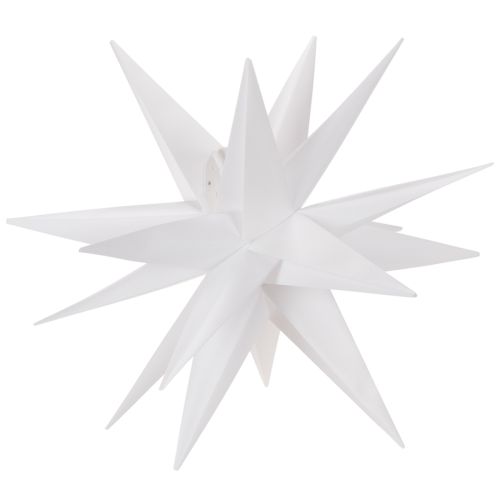 Gwiazda świąteczna LED, ciepła, biała, z timerem, zewnętrzna, 60 cm kupić | Floristik24.pl