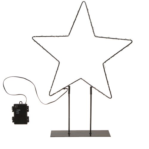 Produkt Gwiazda stojąca LED metalowa 100 Micro LED ciepła biel Ø37cm