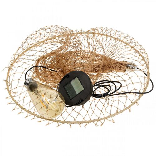 Floristik24 Lampa wisząca LED zewnętrzna lampa solarna LED light Ø36,5cm W60cm