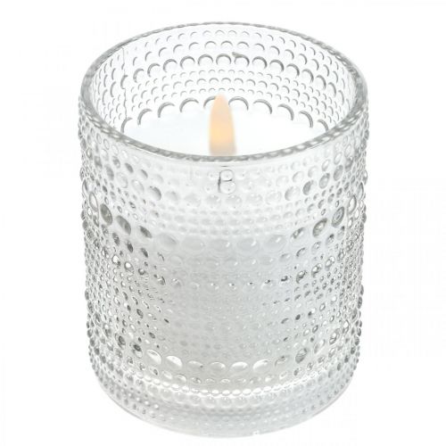 Świeca LED woskowa świeca filarowa Latarnia LED Ø8,5 cm W10 cm