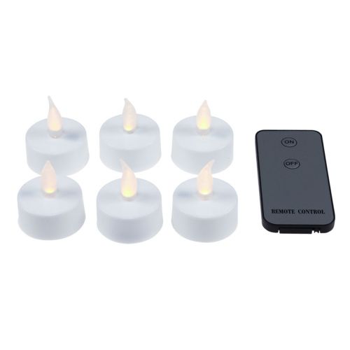 Produkt Podgrzewacze LED świeczki herbaciane z pilotem Ø3,5cm 6 szt