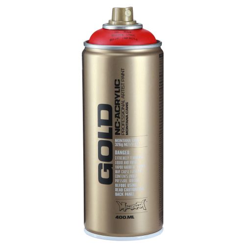 Produkt Farba w sprayu czerwona Montana Gold satyna matowa 400ml