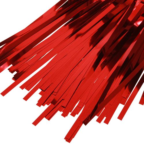 Produkt Świecąca czerwona kurtyna blichtrowa zasłona dekoracyjna na drzwi 90×200cm 2szt