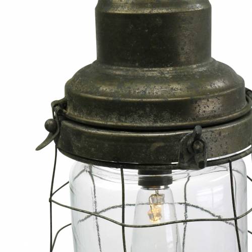 Floristik24 Lampa dekoracyjna statek lampa z łańcuszkiem do zawieszenia LED Ø13,5cm W29,5cm