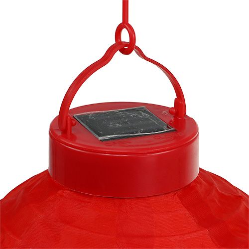Produkt Lampion LED z solarem 20cm czerwony