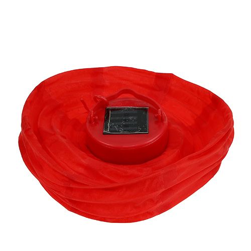 Produkt Lampion LED z solarem 20cm czerwony