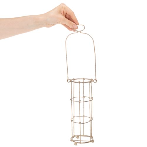 Latarnia ogrodowa, metalowa lampa wiatrowa Ø8,5cm H23/18,5/14,5cm zestaw 3-częściowy | Floristik24.pl
