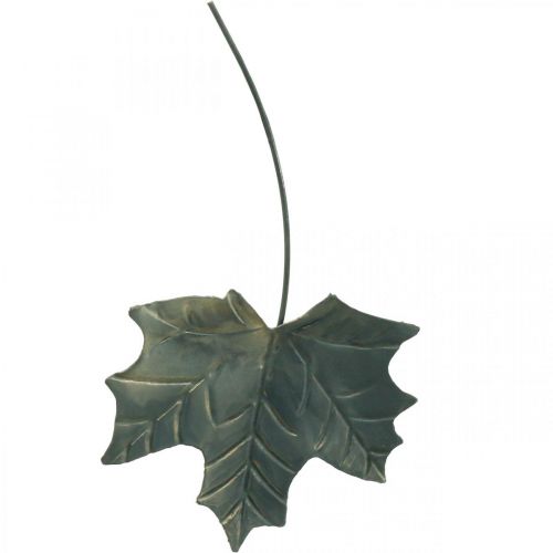 Produkt Jesienne listki dekoracyjne metalowe srebrnoszare dł.20cm 4szt