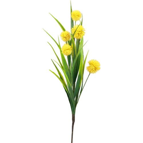 Sztuczne kwiaty kuliste Allium ozdobne cebulowe sztuczny żółty 45cm