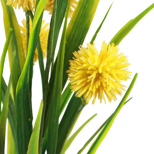 Floristik24 Sztuczne kwiaty kuliste Allium ozdobne cebulowe sztuczny żółty 45cm