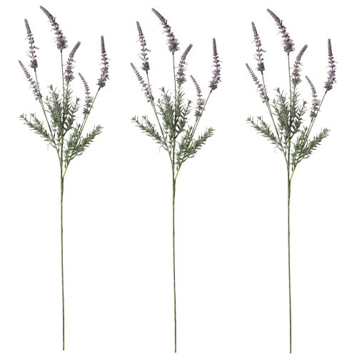 Produkt Dekoracja lawendowa z kwiatami sztuczny kwiat na długiej łodydze 82cm 3szt