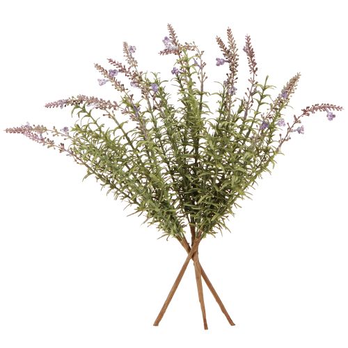 Produkt Zioła sztuczne lawenda na łodydze 7 gałązek 40cm 3szt