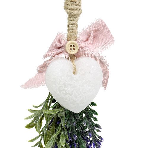 Floristik24 Krzew lawendy z sercem 25cm różne. 2szt.