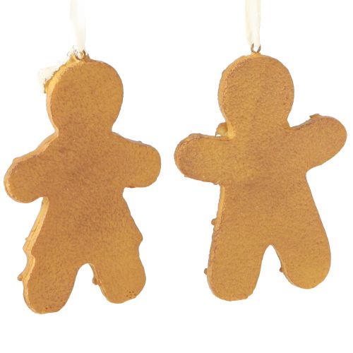 Produkt Piernikowy ludzik Dekoracja piernikowa kobieta do zawieszenia wys. 10,5 cm 4szt