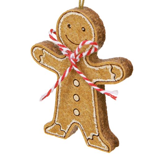 Produkt Piernikowy Człowiek Dekoracja do Zawieszenia Drewno Asortyment 8cm 12szt