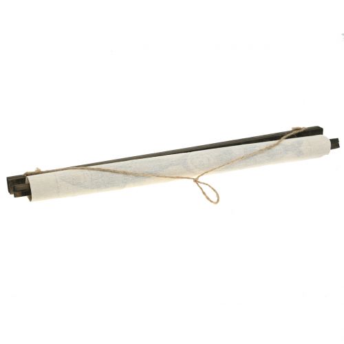 Floristik24 Zwój dekoracyjny wykonany z lnu z rybą 60cm x 72cm