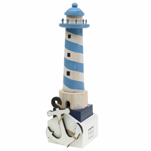 Maritime Deco Latarnia morska Light Blue 34cm | Floristik24.pl