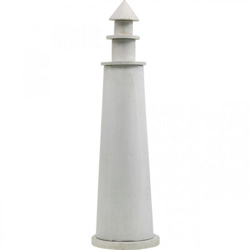Produkt Latarnia morska Shabby Chic Kremowa letnia dekoracja morska Ø14,5cm W51cm