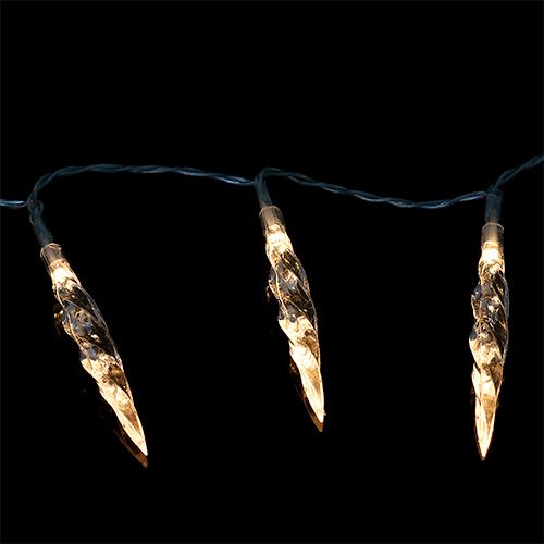 Produkt Światełka Fairy Lights Icicle 40 LED ciepłobiałe 3,9m