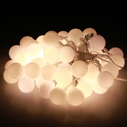 Produkt Wróżki świetlne kulki timer 60 LED ciepła biel wewnątrz na zewnątrz 9m