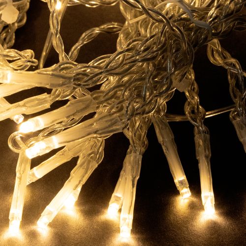 Produkt Kurtyna świetlna 120 LED łańcuch świetlny ciepła biel 100×180cm