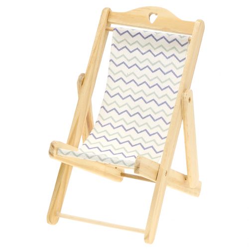 Produkt Deco Deckchair Zig-Zag Pattern H15cm 3szt.