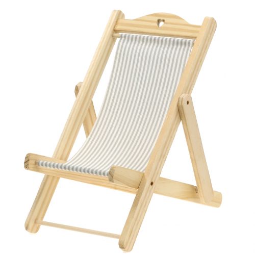 Floristik24 Leżak dekoracyjny szaro-biały wys.24cm